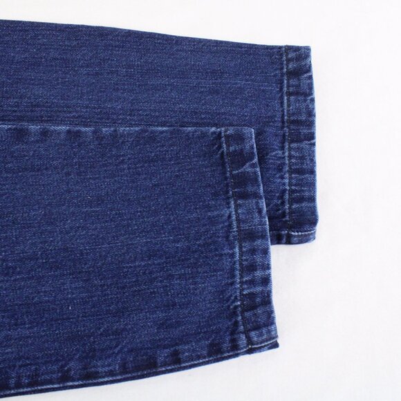 NWT Sezane High Waisted Francky Pants with Belt Fastening in Blue US Size 6 - Picture 8 of 13
